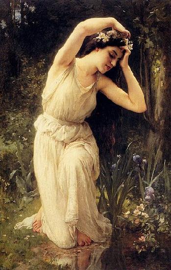 Charles-Amable Lenoir A Nymph In The Forest
